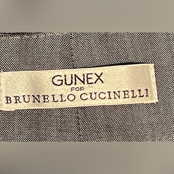 GUNEX Brunello Cucinelli Gray Cuffed Trousers. Made in Italy. Size 8 - Picture 8 of 9